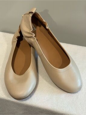 Fitflop Nude Ballet Flats - Soft Neutral